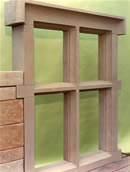 Stone window frame